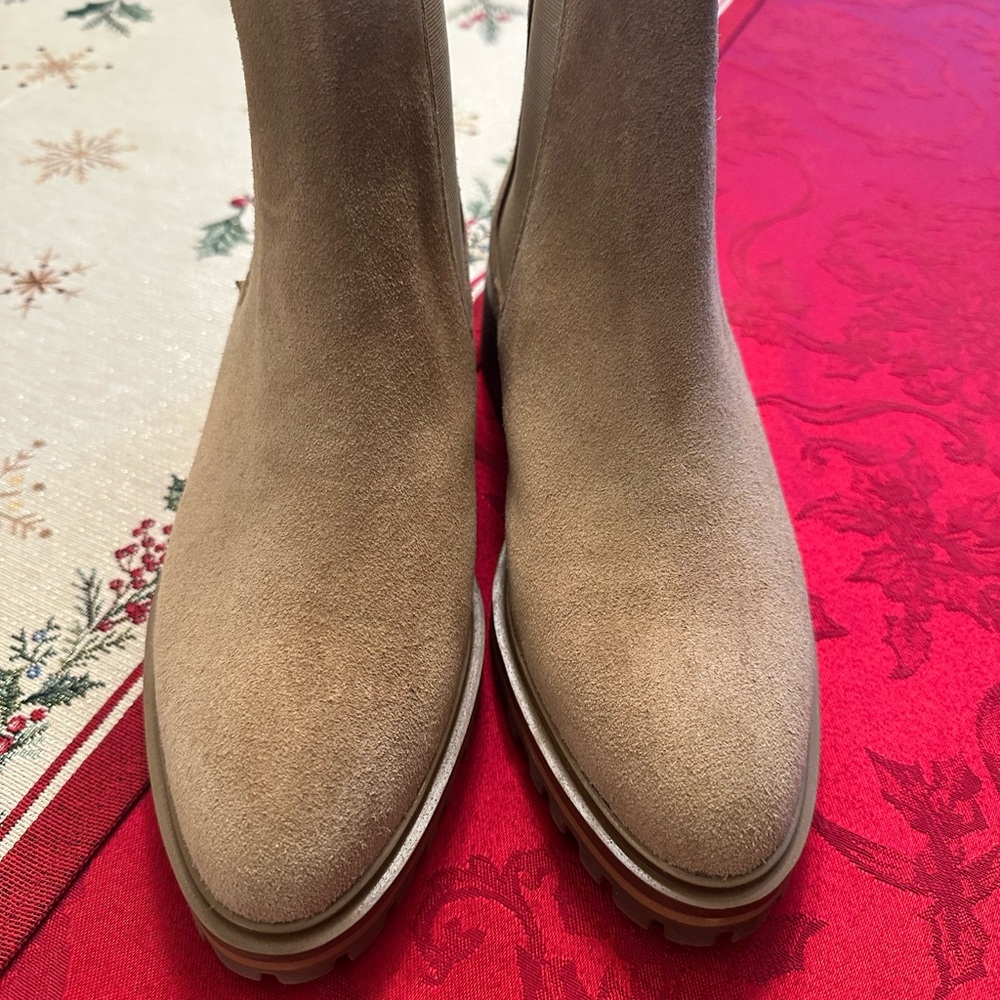 Quince Tan Ankle Boots